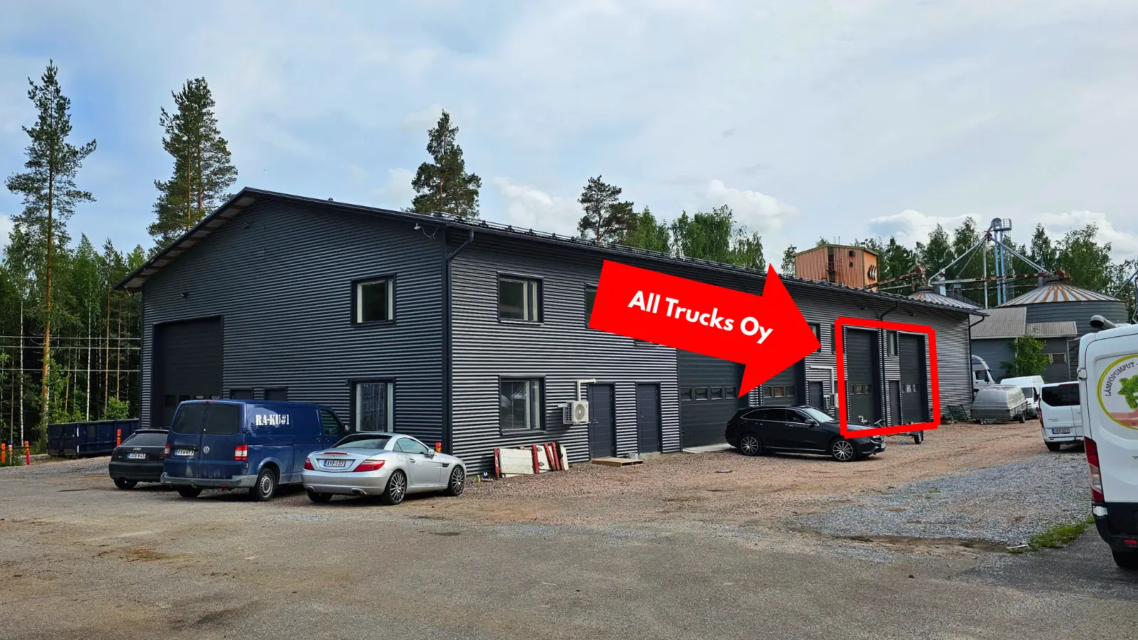 All Trucks Oy halli Lohjalla